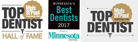 Awarded Minneapolis / St Paul Top Dentist
