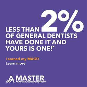 Dr Corey Jensen DDS, Master of the Academy of General Dentistry